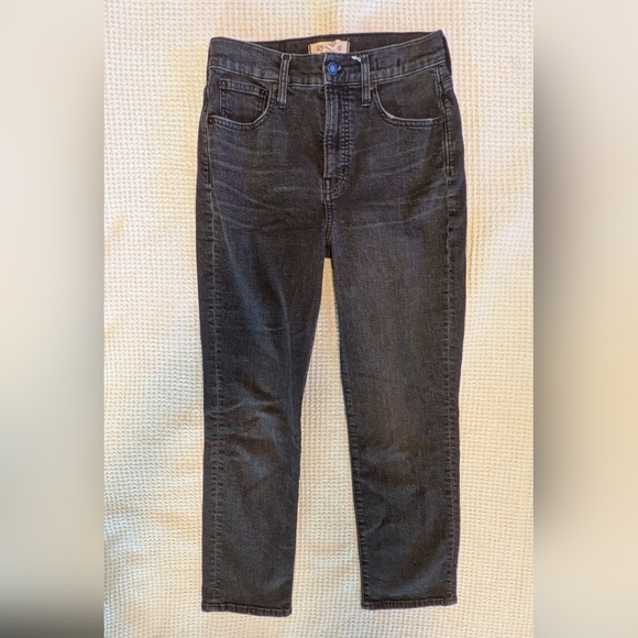 Madewell Denim - Madewell Black Vintage Crop Jeans